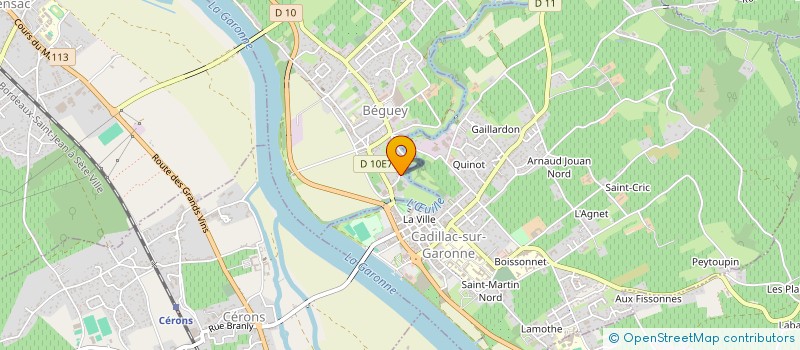 localisation de l'entreprise SCI ECL  BEGUEY