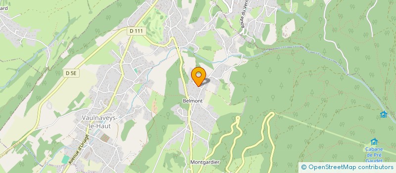 localisation de l'entreprise SCI ECLA  VAULNAVEYS-LE-HAUT