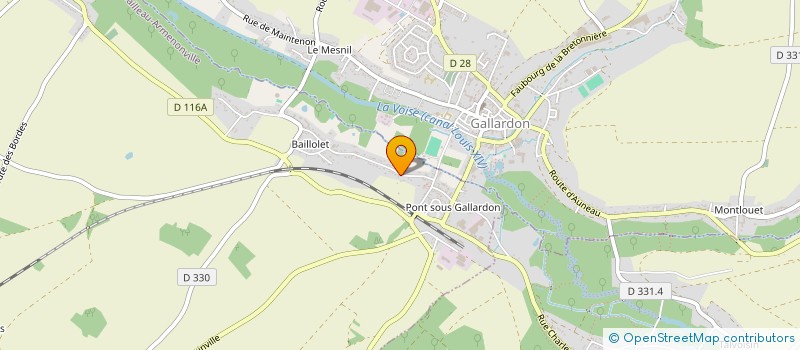localisation de l'entreprise SCI ECLA à BAILLEAU-ARMENONVILLE