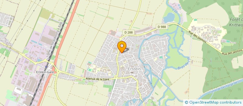 localisation de l'entreprise SCI ECLA  ERSTEIN