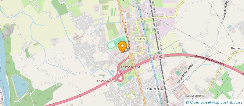 localisation de l'entreprise SCI ECLAF  CAHORS