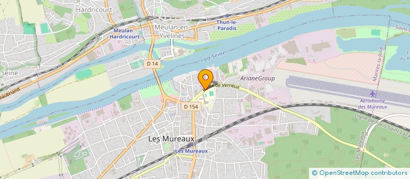 localisation de l'entreprise SCI ECLAIR à LES MUREAUX