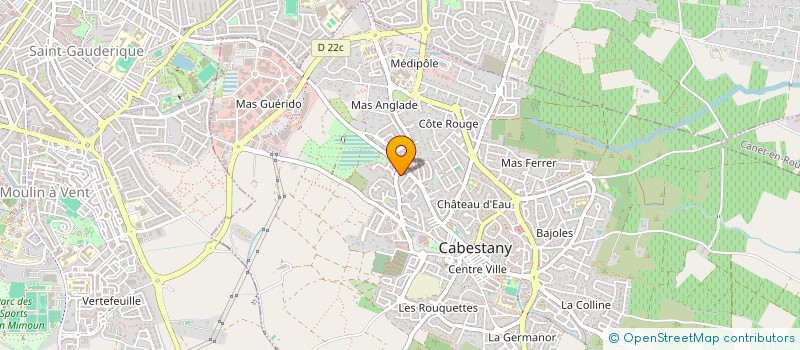 localisation de l'entreprise SCI ECLAIR  CABESTANY