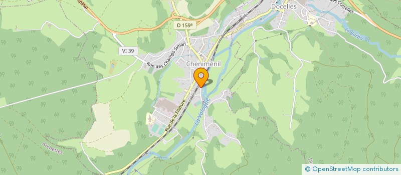 localisation de l'entreprise SCI ECLAIR  CHARMOIS-DEVANT-BRUYERES