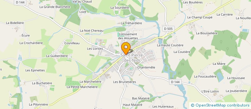 localisation de l'entreprise SCI ECLAIR  SAINT-PIERRE-DES-NIDS