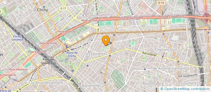 localisation de l'entreprise SCI ECLAIR  PARIS