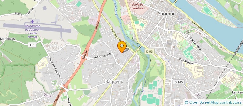 localisation de l'entreprise SCI ECLAIR IMMOBILIER  SAUMUR