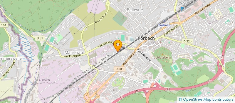 localisation de l'entreprise SCI ECLAIRCIR IMMO  FORBACH