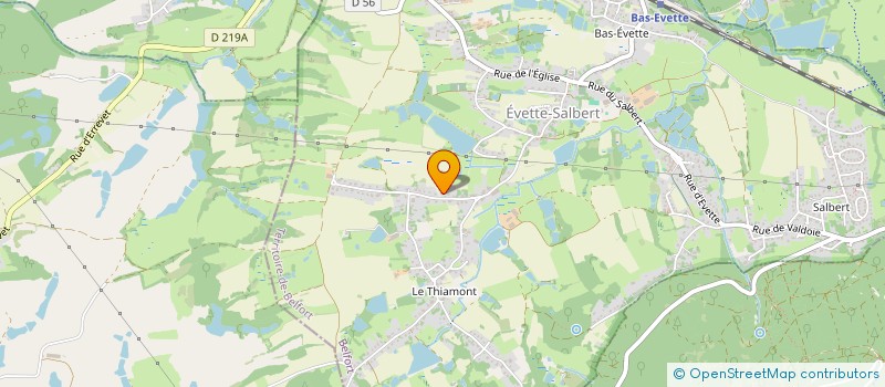 localisation de l'entreprise SCI ECLAS à EVETTE-SALBERT