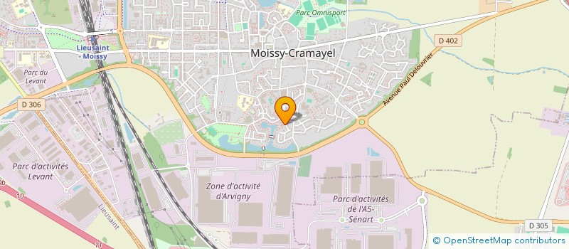 localisation de l'entreprise SCI ECLAT  MOISSY-CRAMAYEL