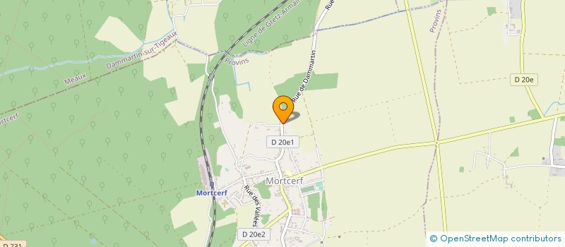 localisation de l'entreprise SCI ECLAT  MORTCERF