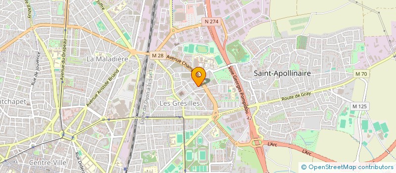 localisation de l'entreprise SCI ECLAT DU BOIS à DIJON