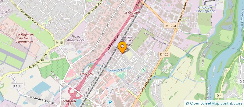 localisation de l'entreprise SCI ECLATS à PORTET-SUR-GARONNE