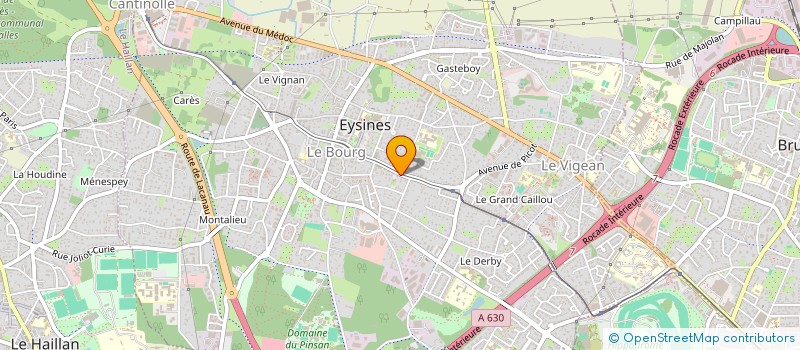 localisation de l'entreprise SCI ECLB  EYSINES