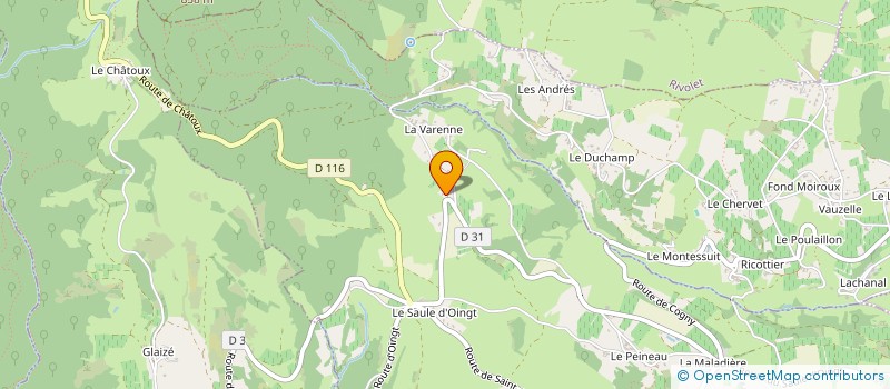 localisation de l'entreprise SCI ECLERCY  VILLE-SUR-JARNIOUX