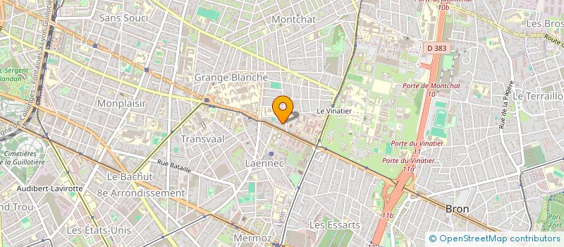 localisation de l'entreprise SCI ECLIPSE 2024  LYON