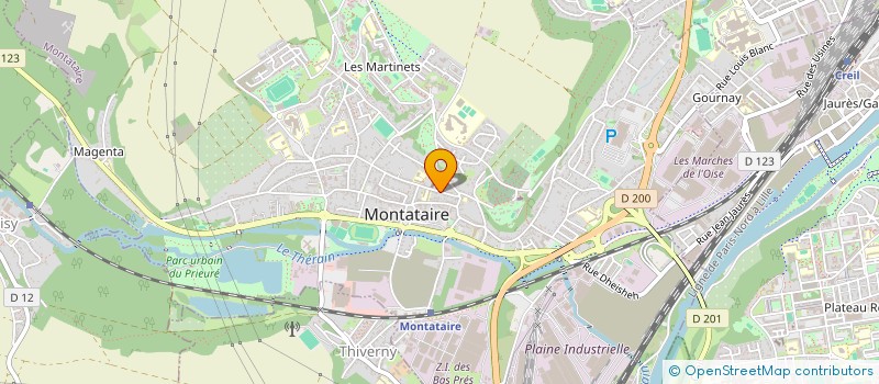 localisation de l'entreprise SCI ECLIPSE  MONTATAIRE