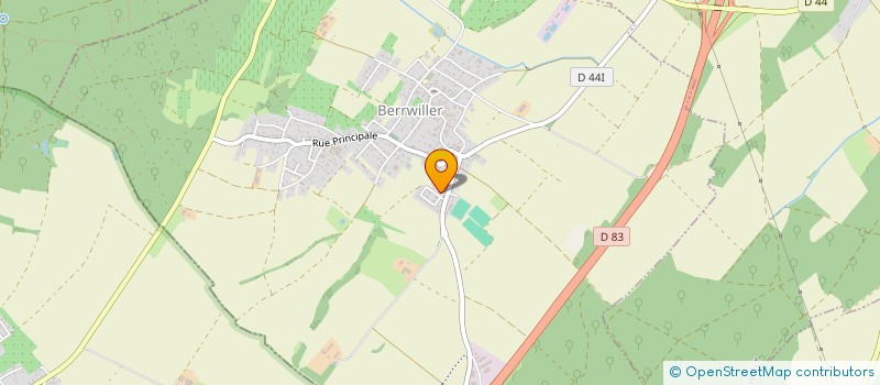 localisation de l'entreprise SCI ECLIPSE  BERRWILLER