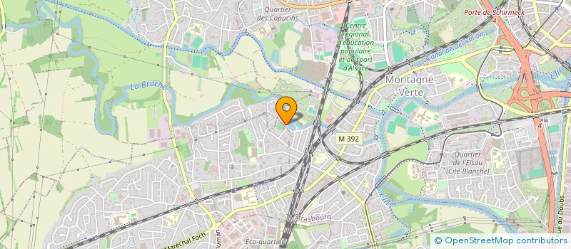 localisation de l'entreprise SCI ECLIPSE  ECKBOLSHEIM