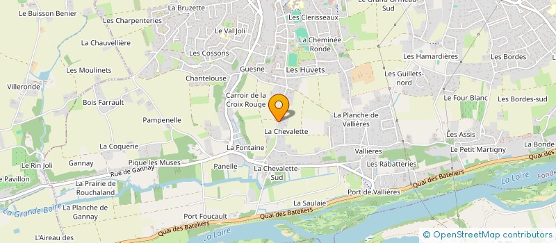 localisation de l'entreprise SCI ECLIPSE à FONDETTES