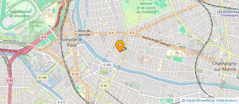 localisation de l'entreprise SCI ECLIPSE ONE à JOINVILLE-LE-PONT