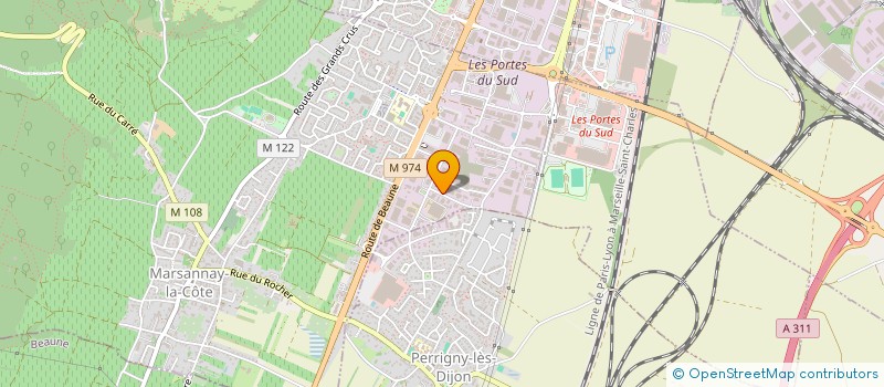 localisation de l'entreprise SCI ECLISS IMMO 21 à MARSANNAY-LA-COTE