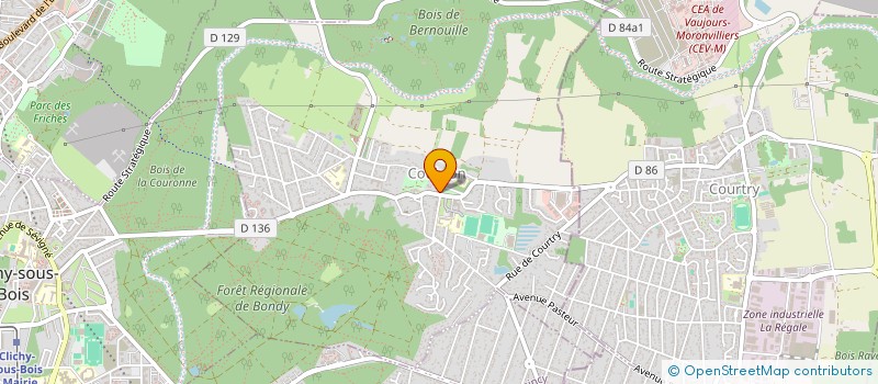 localisation de l'entreprise SCI ECLOS  COUBRON