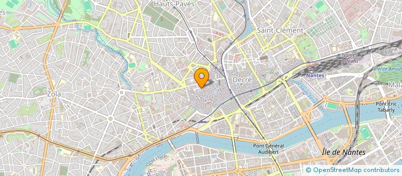 localisation de l'entreprise SCI ECLUSE à NANTES
