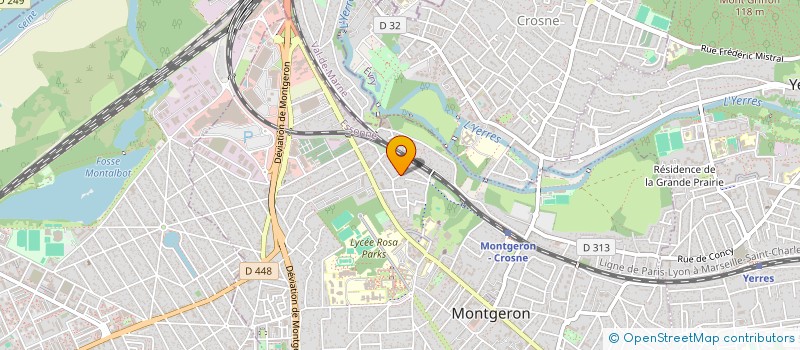 localisation de l'entreprise SCI ECLYPSE à MONTGERON