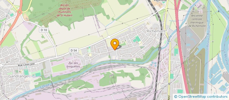 localisation de l'entreprise SCI ECM  RICHEMONT