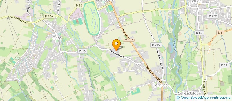 localisation de l'entreprise SCI ECM  HORGUES