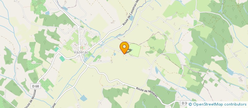 localisation de l'entreprise SCI ECM  VAZERAC