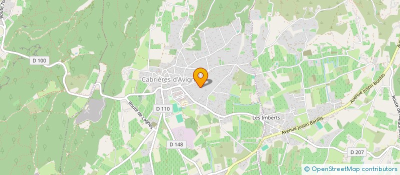 localisation de l'entreprise SCI ECMA  CABRIERES-D'AVIGNON