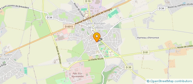 localisation de l'entreprise SCI ECMD  SAINT-ROMAIN-DE-COLBOSC