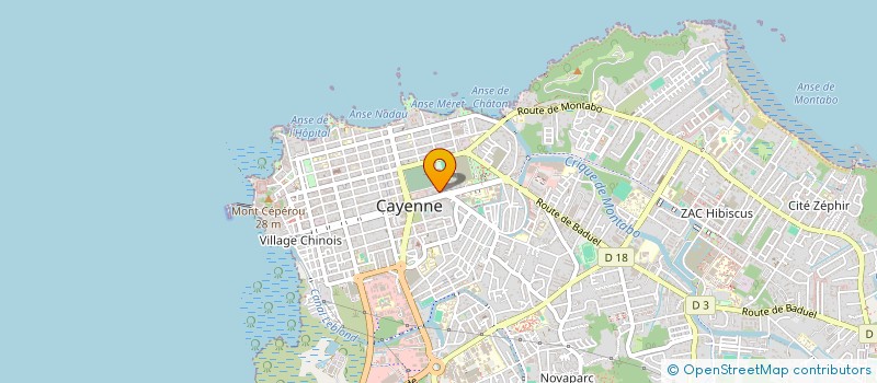 localisation de l'entreprise SCI ECNEM  CAYENNE