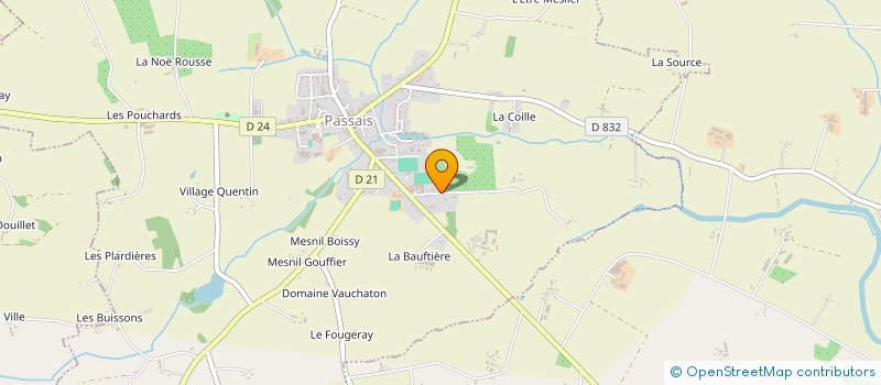 localisation de l'entreprise SCI ECO BAT à PASSAIS VILLAGES