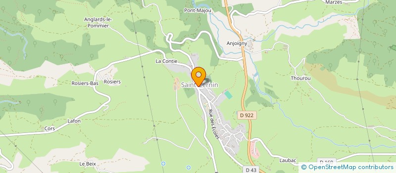 localisation de l'entreprise SCI ECO DEUX à SAINT-CERNIN