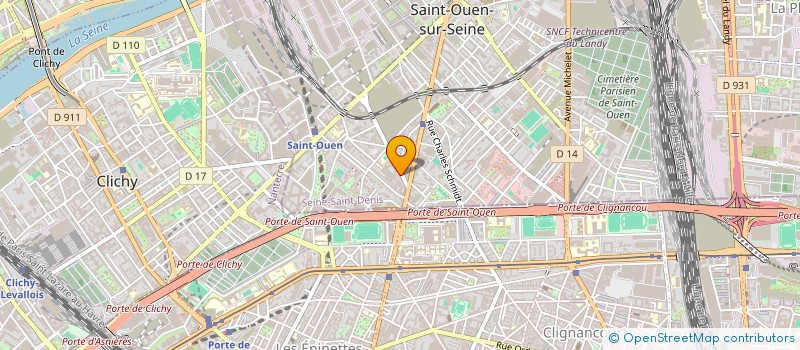 localisation de l'entreprise SCI ECO-IMMO à SAINT-OUEN-SUR-SEINE