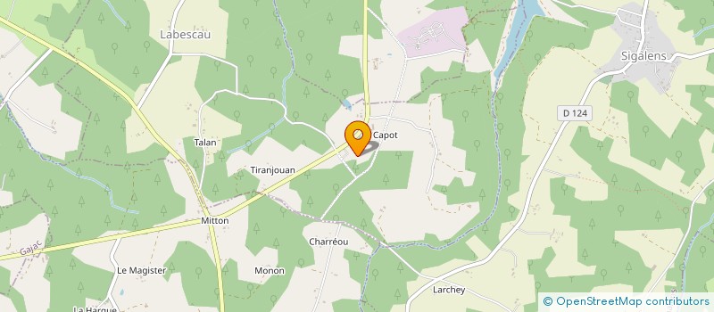 localisation de l'entreprise SCI ECO-LOGIK  LABESCAU