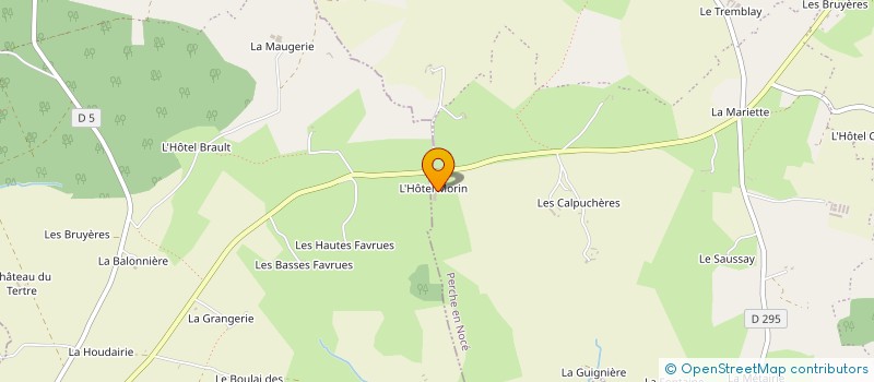 localisation de l'entreprise SCI ECO SITE RURAL DE L HOTEL MORIN à PERCHE-EN-NOCE