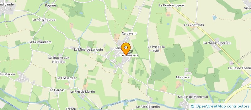 localisation de l'entreprise SCI ECOBAT  NORT-SUR-ERDRE