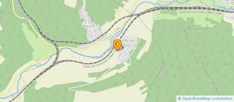 localisation de l'entreprise SCI ECOBAT  VILLECEY-SUR-MAD