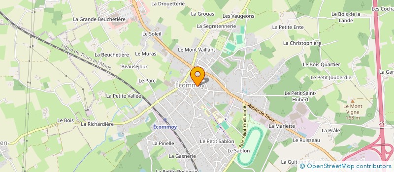 localisation de l'entreprise SCI ECODUM  ECOMMOY