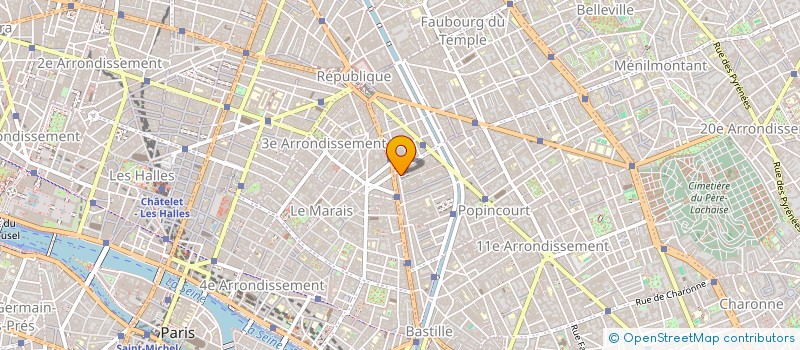 localisation de l'entreprise SCI ECOFAS  PARIS