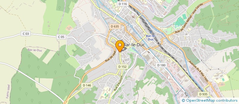 localisation de l'entreprise SCI ECOGUISE  BAR-LE-DUC