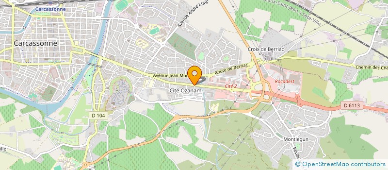 localisation de l'entreprise SCI ECOLE à CARCASSONNE