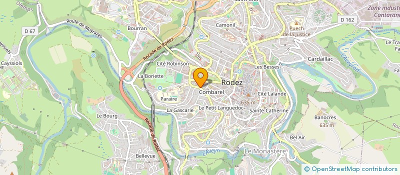 localisation de l'entreprise SCI ECOLE  RODEZ