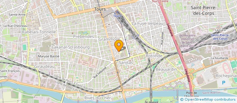 localisation de l'entreprise SCI ECOLOGIE ET COMPAGNIE  TOURS