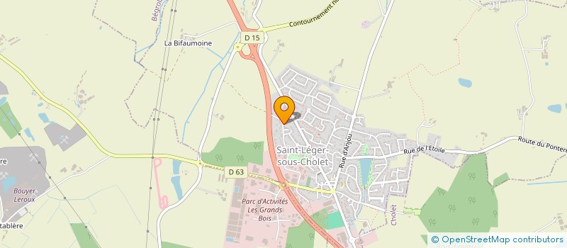 localisation de l'entreprise SCI ECOMMOY  SAINT-LEGER-SOUS-CHOLET