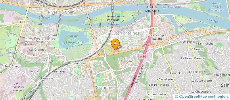 localisation de l'entreprise SCI ECOPOLE AVOINE  TOURS